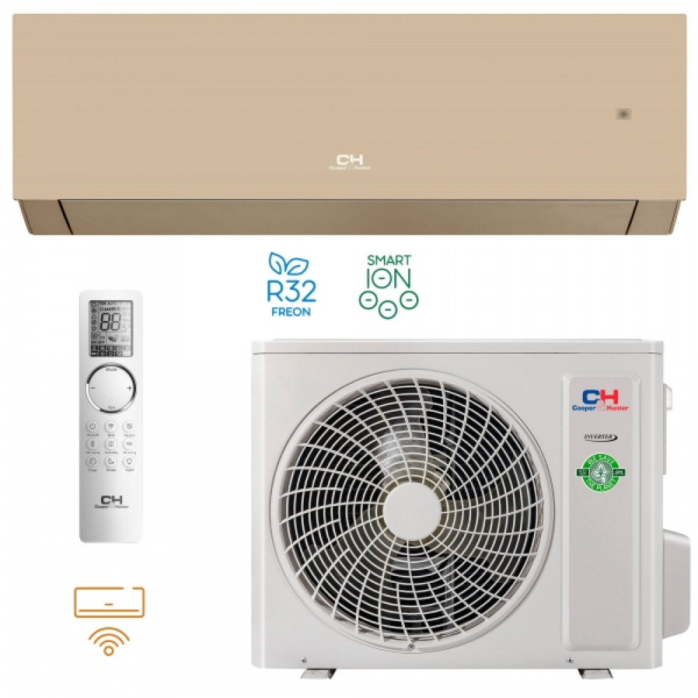 Кондиціонер тепловий насос Cooper&Hunter CH-S09FTXAM-GD R32 Wi-Fi