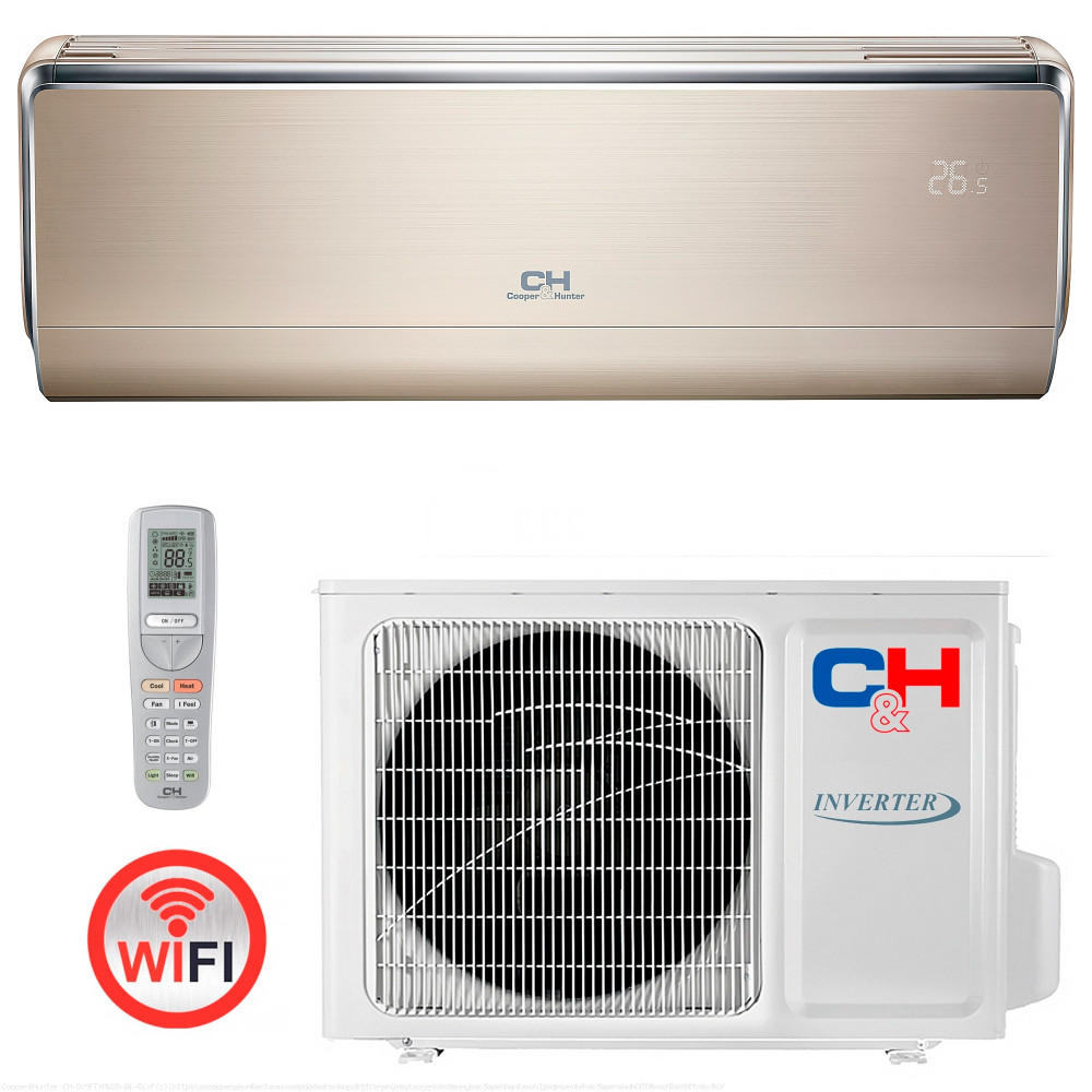 Кондиціонер тепловий насос Cooper&Hunter CH-S09FTXHV-B-NG R32 Wi-Fi