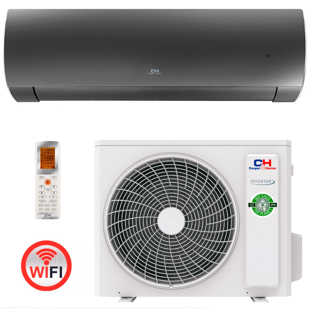 Кондиціонер тепловий насос Cooper&Hunter CH-S09FTXD2-BL Wi-Fi