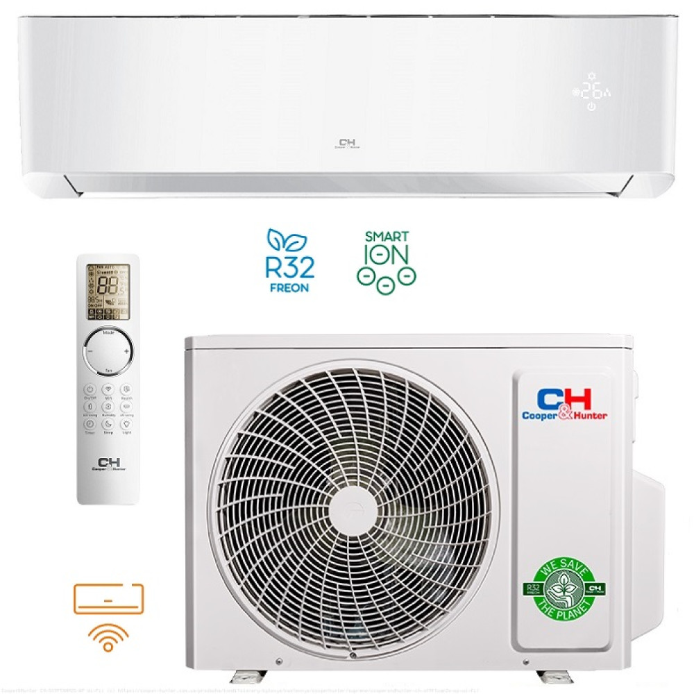 Кондиціонер Cooper&Hunter CH-S09FTXAM2S-WP Wi-Fi
