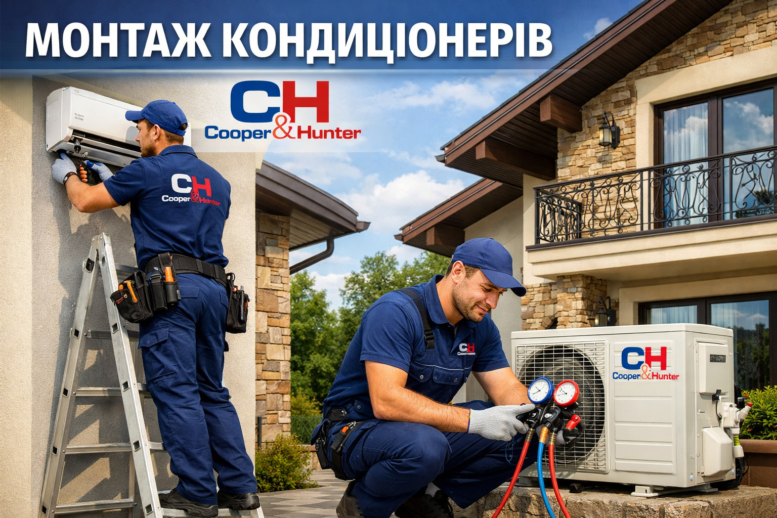 Монтаж кондиціонерів Cooper&Hunter в Чернівцях